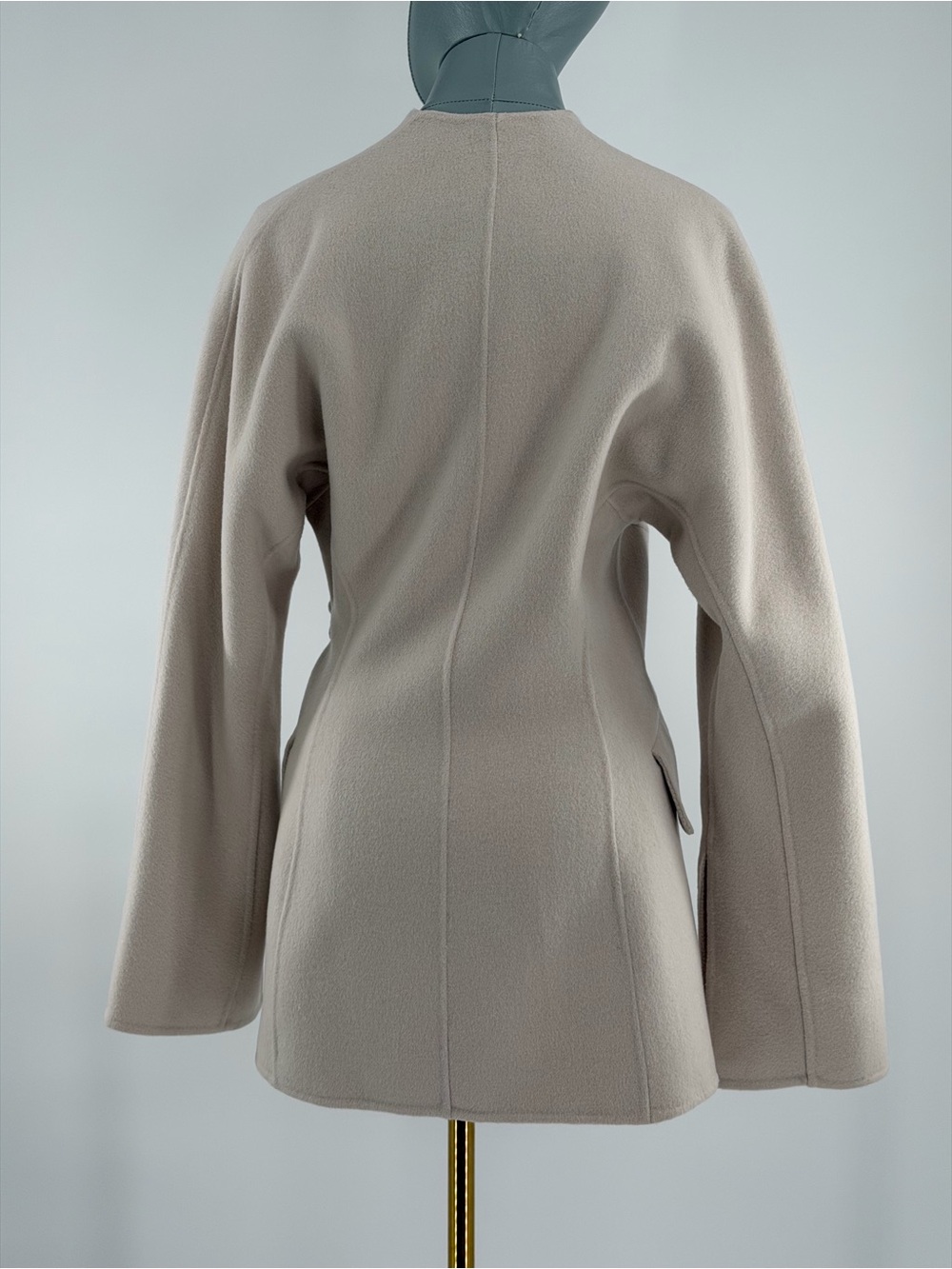 🆕 BY MALENE BIRGER 🧿 NWOT Lalou Wool Blazer, Cream - Sz EU 36 / Small - Picture 7 of 16